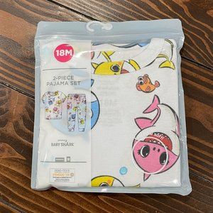 5/$20 NEW 2Pc 18M Baby Shark Pajamas-PJs